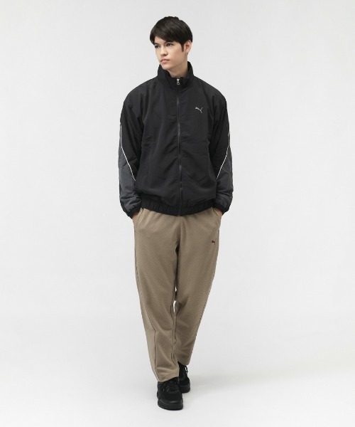 PUMA(プーマ)の「プーマ PUMA CORE HERITAGE メッシュ ラインド ウーブン JKT_(ナイロンジャケット・メンズ・ワイン/ブラック・S/M/L/LL/3L)」の14枚目の写真