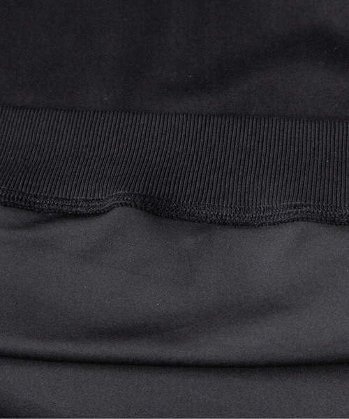 me+em select（ミームセレクト）の「【 セットアップ 】レタリングロゴ刺繍ジップアップパーカー＆ショートパンツ ／ lettering logo embroidery zip-up hoodie ＆ short pants SETUP（セットアップ・レディース・ブラック/グレー・FREE）」の3枚目の写真