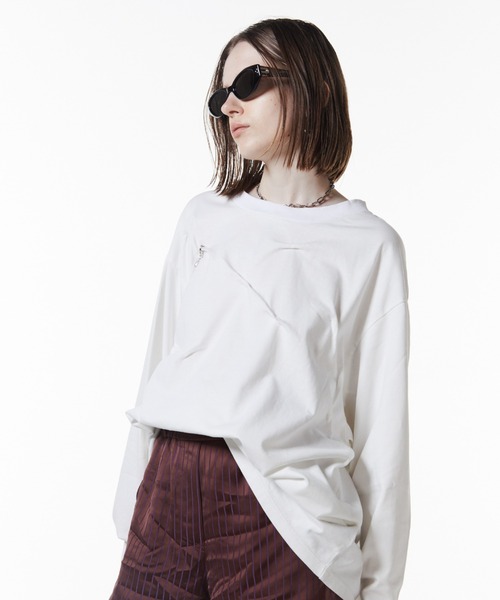 セール】TATAMI SIWA T SHIRT/タタミシワシャツ（Tシャツ/カットソー