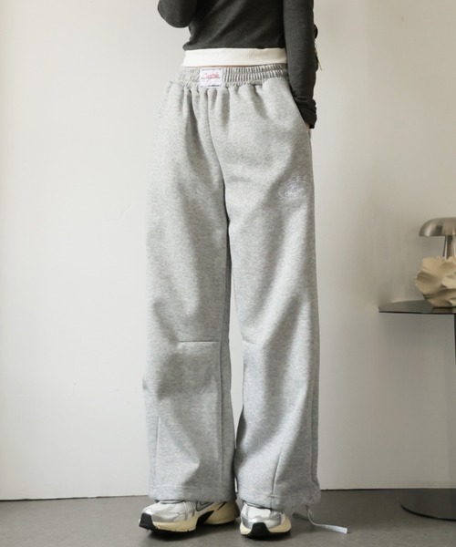 Ulysses(ユリシス)の「ロゴ入りスウェットパンツ(スウェットパンツ・レディース・グレー/ネイビー・L/M/S)」の1枚目の写真