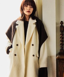 mysty woman | アルパカ混シャギーコート 592548(チェスターコート)