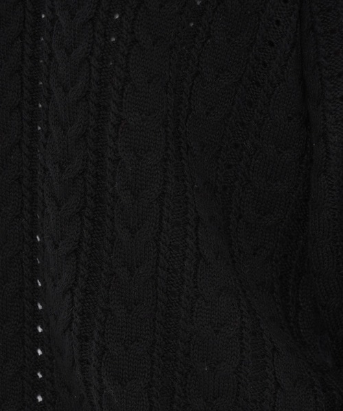 WISH FOR EVER(ウィッシュフォーエバー)の「SILVER BUTTON CABLE KNIT CARDIGAN / シルバーボタンケーブルニットカーディガン(カーディガン/ボレロ・メンズ・ライトブルー/ブラック/レッド・LARGE/SMALL/MEDIUM)」の13枚目の写真