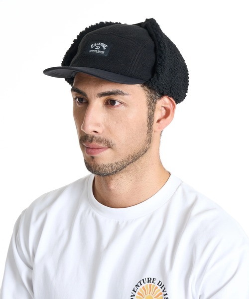 BILLABONG（ビラボン）の「BILLABONG メンズ 【A/DIV.】 TRAPPER キャップ 【2025年秋冬モデル】 @autumn/ビラボンロゴワンポイントボアトラッパーキャップ（帽子）（キャップ・メンズ・ブラック・FREE）」の14枚目の写真