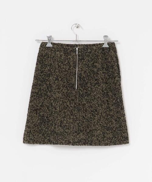 URBAN RESEARCH ROSSO WOMEN（アーバンリサーチ　ロッソ）の「ウール混ループツイードミニスカート（スカート・レディース・ブラック系その他/ベージュ系その他・36/38）」の5枚目の写真