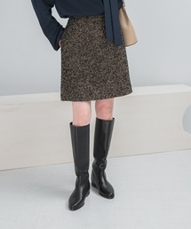 URBAN RESEARCH ROSSO WOMEN | ウール混ループツイードミニスカート(スカート)
