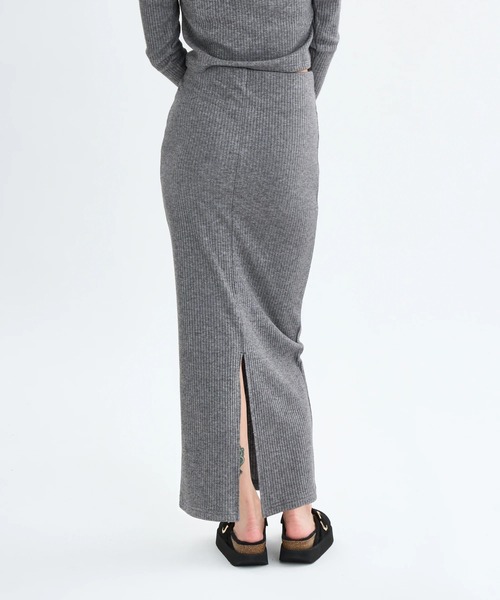 RVCA（ルーカ）の「RVCA レディース MAXI PENCIL SKIRT スカート 【2025年秋冬モデル】 @autumn/ルーカペンシルスカート（スカート・レディース・ブラック/マルチ/グレー系その他・SMALL/MEDIUM）」の14枚目の写真