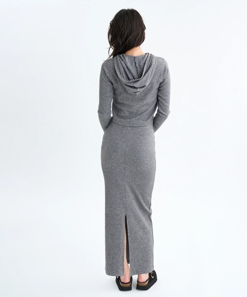 RVCA（ルーカ）の「RVCA レディース MAXI PENCIL SKIRT スカート 【2025年秋冬モデル】 @autumn/ルーカペンシルスカート（スカート・レディース・ブラック/マルチ/グレー系その他・SMALL/MEDIUM）」の16枚目の写真