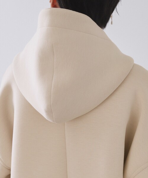 OPAQUE.CLIP（オペークドットクリップ）の「フーディブルゾン【洗濯機OK】（ブルゾン・レディース・チャコールグレー/ナチュラル・38/40/42）」の15枚目の写真