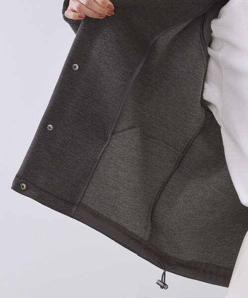 OPAQUE.CLIP（オペークドットクリップ）の「フーディブルゾン【洗濯機OK】（ブルゾン・レディース・チャコールグレー/ナチュラル・38/40/42）」の21枚目の写真