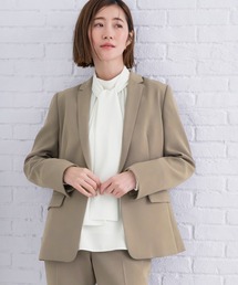 AOYAMA（アオヤマ）の「羽織感覚で着用できる一着！バックサテンテーラードジャケット（スーツジャケット）」