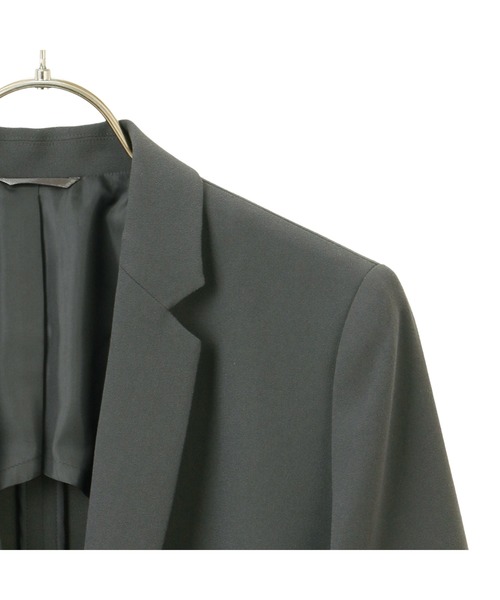 AOYAMA（アオヤマ）の「羽織感覚で着用できる一着！バックサテンテーラードジャケット（スーツジャケット・レディース・チャコールグレー/モカ・9号/11号/13号/7号/17号/15号/5号）」の20枚目の写真