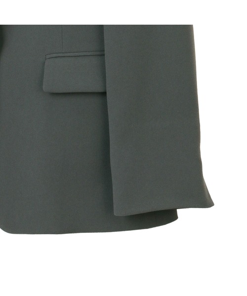 AOYAMA（アオヤマ）の「羽織感覚で着用できる一着！バックサテンテーラードジャケット（スーツジャケット・レディース・チャコールグレー/モカ・9号/11号/13号/7号/17号/15号/5号）」の21枚目の写真