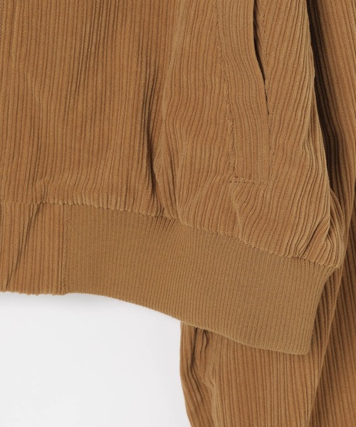 3.3 Field Trip (3.3フィールドトリップ)の「3.3 Field Trip/短丈コーデュロイジャケット(ブルゾン・レディース・ブラック/キャメル・FREE)」の8枚目の写真
