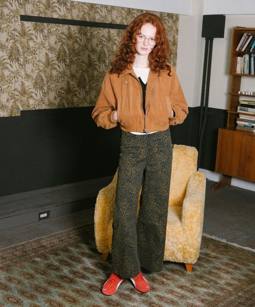 3.3 Field Trip (3.3フィールドトリップ)の「3.3 Field Trip/短丈コーデュロイジャケット(ブルゾン・レディース・ブラック/キャメル・FREE)」の16枚目の写真