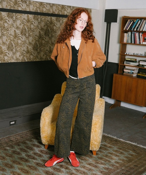 3.3 Field Trip (3.3フィールドトリップ)の「3.3 Field Trip/短丈コーデュロイジャケット(ブルゾン・レディース・ブラック/キャメル・FREE)」の17枚目の写真