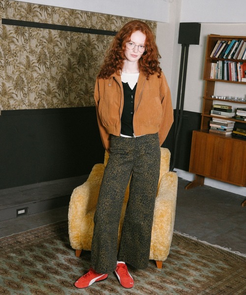 3.3 Field Trip (3.3フィールドトリップ)の「3.3 Field Trip/短丈コーデュロイジャケット(ブルゾン・レディース・ブラック/キャメル・FREE)」の18枚目の写真