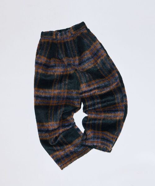 Green Parks(グリーンパークス)の「■WITH KURUMI NAKATA チェックコクーンパンツ(その他パンツ・レディース・アイボリー/ブラック・FREE)」の7枚目の写真