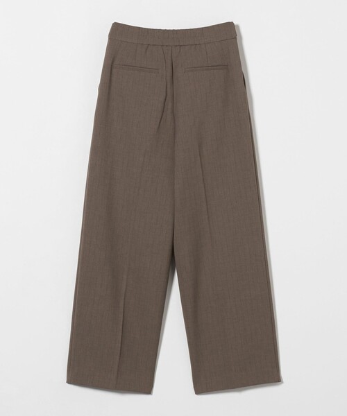 A DAY IN THE LIFE UNITED ARROWS(アデイインザライフユナイテッドアローズ)の「メッシュ ストライプ 2タックワイドパンツ ‐ウォッシャブル‐ <A DAY IN THE LIFE>(その他パンツ・レディース・ライトグレー/モカ/ネイビー・36/38/40)」の19枚目の写真