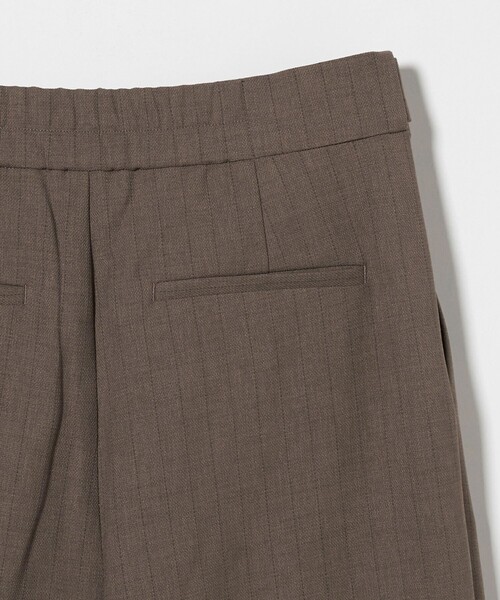 A DAY IN THE LIFE UNITED ARROWS(アデイインザライフユナイテッドアローズ)の「メッシュ ストライプ 2タックワイドパンツ ‐ウォッシャブル‐ <A DAY IN THE LIFE>(その他パンツ・レディース・ライトグレー/モカ/ネイビー・36/38/40)」の22枚目の写真