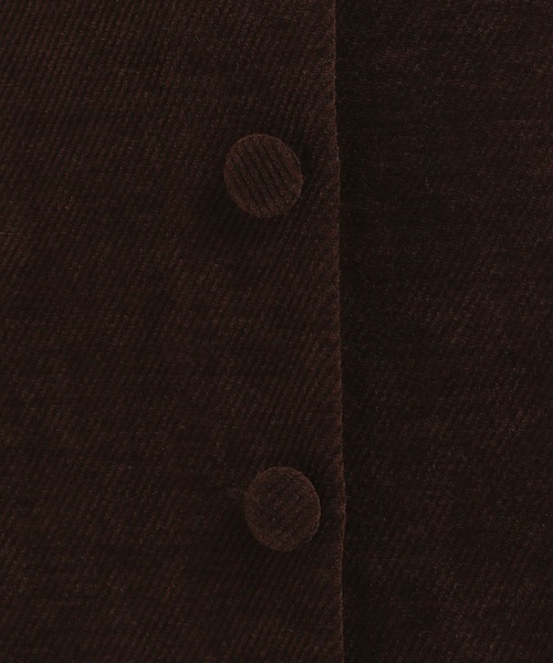 Andemiu（アンデミュウ）の「ミディIラインスカート602240（スカート・レディース・アイボリー/ブラック/ブラウン・FREE）」の6枚目の写真