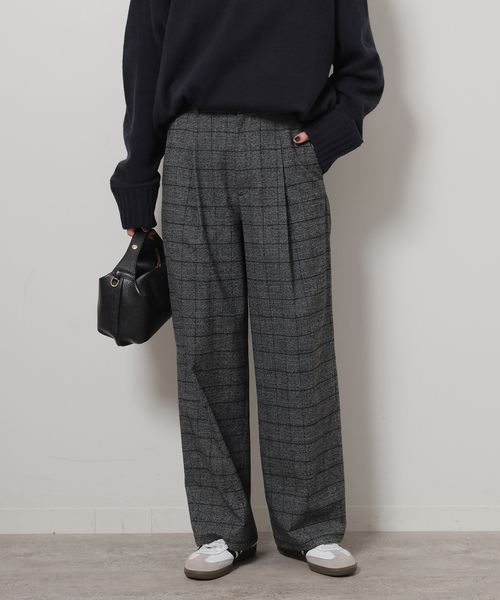 JOURNAL STANDARD relume(ジャーナルスタンダード レリューム)の「《追加》ストレッチブラッシュタックパンツ(スラックス・レディース・チャコールグレー/グレー/カーキ・36/38)」の19枚目の写真