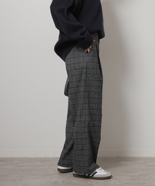 JOURNAL STANDARD relume(ジャーナルスタンダード レリューム)の「《追加》ストレッチブラッシュタックパンツ(スラックス・レディース・チャコールグレー/グレー/カーキ・36/38)」の21枚目の写真