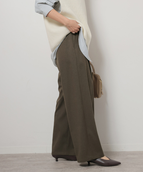 JOURNAL STANDARD relume(ジャーナルスタンダード レリューム)の「《追加》ストレッチブラッシュタックパンツ(スラックス・レディース・チャコールグレー/グレー/カーキ・36/38)」の15枚目の写真