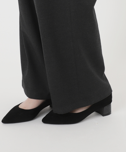 JOURNAL STANDARD relume(ジャーナルスタンダード レリューム)の「《追加》ストレッチブラッシュタックパンツ(スラックス・レディース・チャコールグレー/グレー/カーキ・36/38)」の12枚目の写真