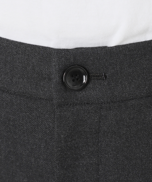 JOURNAL STANDARD relume(ジャーナルスタンダード レリューム)の「《追加》ストレッチブラッシュタックパンツ(スラックス・レディース・チャコールグレー/グレー/カーキ・36/38)」の6枚目の写真