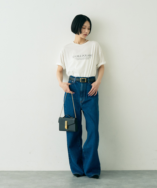EMMA　ROUGE VIF（エマルージュヴィフ）の「ロゴTシャツ(ETOILE POLAIRE)（Tシャツ/カットソー・レディース・スミクロ・フリー）」の8枚目の写真