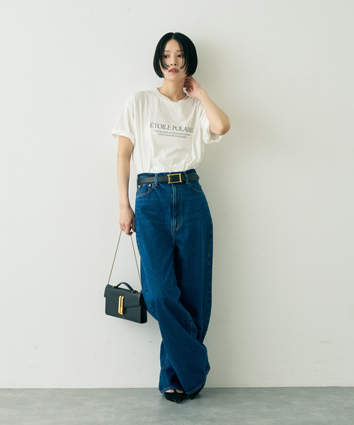 EMMA　ROUGE VIF（エマルージュヴィフ）の「ロゴTシャツ(ETOILE POLAIRE)（Tシャツ/カットソー・レディース・スミクロ・フリー）」の10枚目の写真