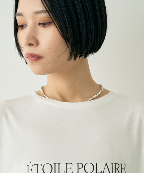 EMMA　ROUGE VIF（エマルージュヴィフ）の「ロゴTシャツ(ETOILE POLAIRE)（Tシャツ/カットソー・レディース・スミクロ・フリー）」の17枚目の写真