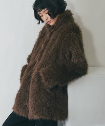 SMILE ORCHID スマイルオーキッド テディコート テディーコート SMILE ORCHID ステンカラーコート コート ウール100％スタンド