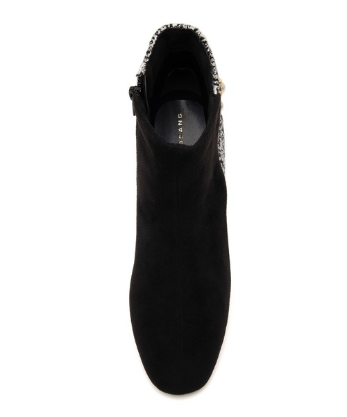 JELLY BEANS（ジェリービーンズ）の「ダブルボタンコンビショートブーツ(210-57386)JELLY BEANS(ジェリービーンズ)（ブーツ・レディース・ダークブラウン/ブラック系/ブラック・S/M/LL/L）」の10枚目の写真