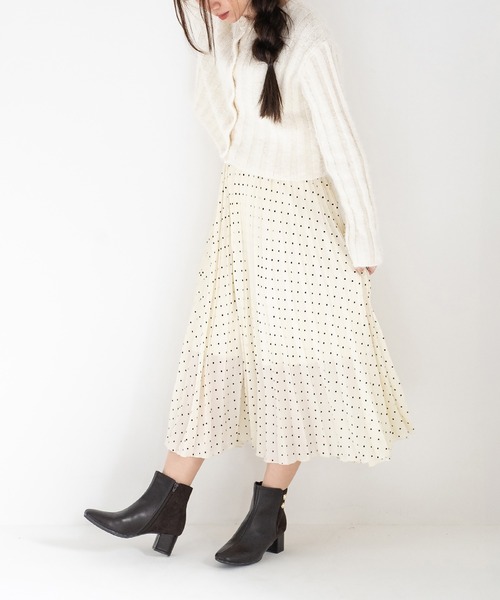 JELLY BEANS（ジェリービーンズ）の「ダブルボタンコンビショートブーツ(210-57386)JELLY BEANS(ジェリービーンズ)（ブーツ・レディース・ダークブラウン/ブラック系/ブラック・S/M/LL/L）」の20枚目の写真