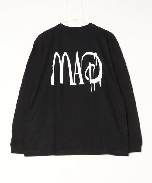 STUD MUFFIN（スタッドマフィン）の「STUD MUFFIN/スタッドマフィン/コットン天竺 80'S QUEEN シークイン LS Tシャツ（Tシャツ/カットソー・メンズ・ホワイト/ブラック・3/2/4）」の9枚目の写真