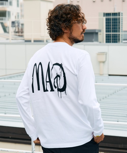 STUD MUFFIN（スタッドマフィン）の「STUD MUFFIN/スタッドマフィン/コットン天竺 80'S QUEEN シークイン LS Tシャツ（Tシャツ/カットソー・メンズ・ホワイト/ブラック・3/2/4）」の10枚目の写真