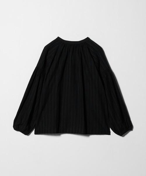 A DAY IN THE LIFE UNITED ARROWS(アデイインザライフユナイテッドアローズ)の「モールストライプ スキッパーブラウス <A DAY IN THE LIFE>(シャツ/ブラウス・レディース・モカ/ナチュラル/ブラック・FREE)」の8枚目の写真