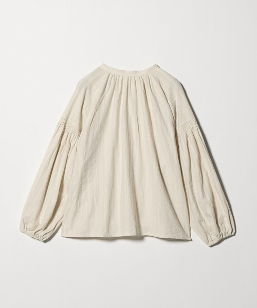 A DAY IN THE LIFE UNITED ARROWS(アデイインザライフユナイテッドアローズ)の「モールストライプ スキッパーブラウス <A DAY IN THE LIFE>(シャツ/ブラウス・レディース・モカ/ナチュラル/ブラック・FREE)」の11枚目の写真