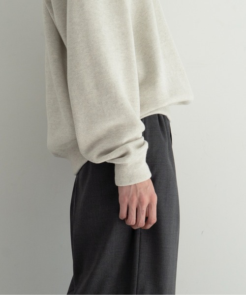 crepuscule（クレプスキュール）の「crepuscule Co/wo moss stitch skipper（ニット/セーター・メンズ・グレー・2）」の10枚目の写真