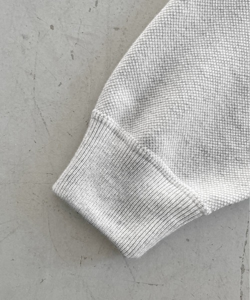 crepuscule（クレプスキュール）の「crepuscule Co/wo moss stitch skipper（ニット/セーター・メンズ・グレー・2）」の12枚目の写真