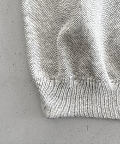 crepuscule（クレプスキュール）の「crepuscule Co/wo moss stitch skipper（ニット/セーター・メンズ・グレー・2）」の13枚目の写真