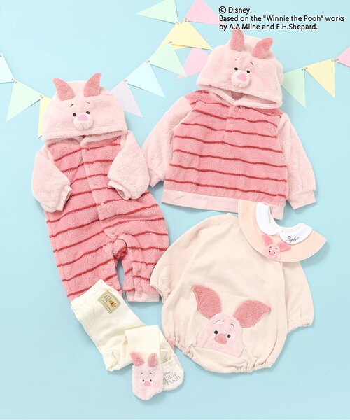 Disney（ディズニー）の「ディズニーキャラクター/くまのプーさん/フーディー（パーカー・キッズ・イエロー/ピンク・80/90/100/110/120/130）」の16枚目の写真