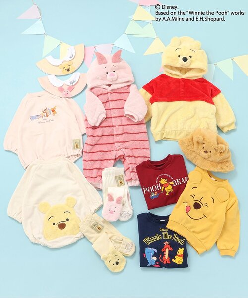 Disney（ディズニー）の「ディズニーキャラクター/くまのプーさん/フーディー（パーカー・キッズ・イエロー/ピンク・80/90/100/110/120/130）」の15枚目の写真
