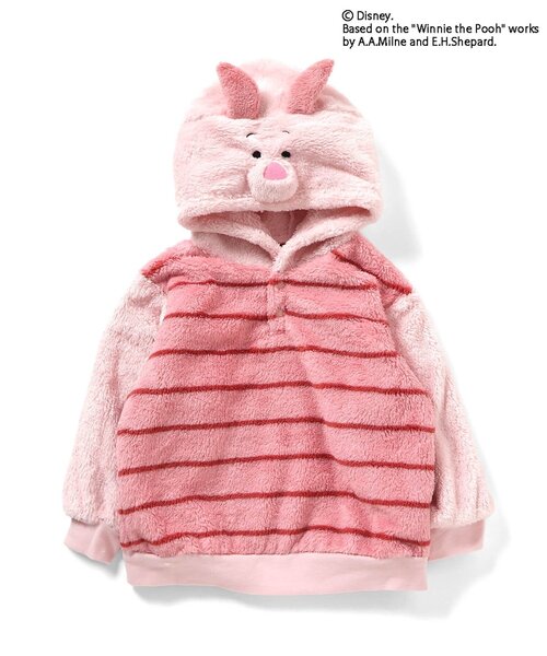 Disney（ディズニー）の「ディズニーキャラクター/くまのプーさん/フーディー（パーカー・キッズ・イエロー/ピンク・80/90/100/110/120/130）」の14枚目の写真