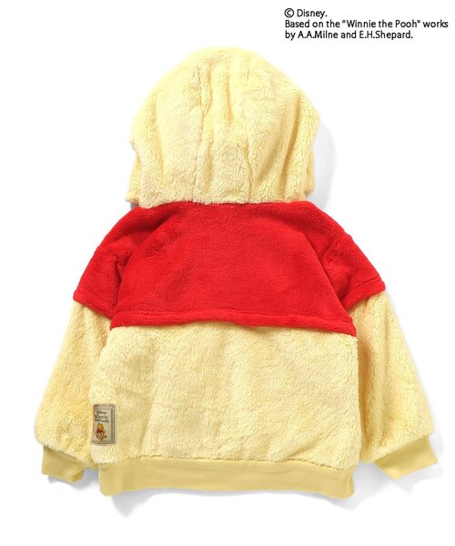 Disney（ディズニー）の「ディズニーキャラクター/くまのプーさん/フーディー（パーカー・キッズ・イエロー/ピンク・80/90/100/110/120/130）」の10枚目の写真