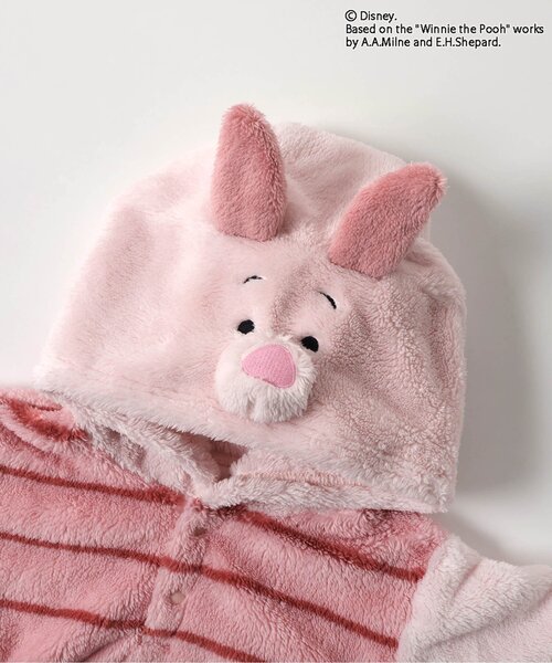 Disney（ディズニー）の「ディズニーキャラクター/くまのプーさん/フーディー（パーカー・キッズ・イエロー/ピンク・80/90/100/110/120/130）」の9枚目の写真