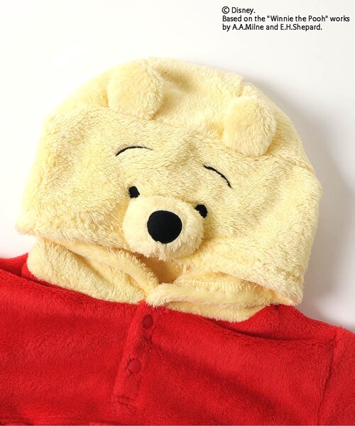 Disney（ディズニー）の「ディズニーキャラクター/くまのプーさん/フーディー（パーカー・キッズ・イエロー/ピンク・80/90/100/110/120/130）」の8枚目の写真