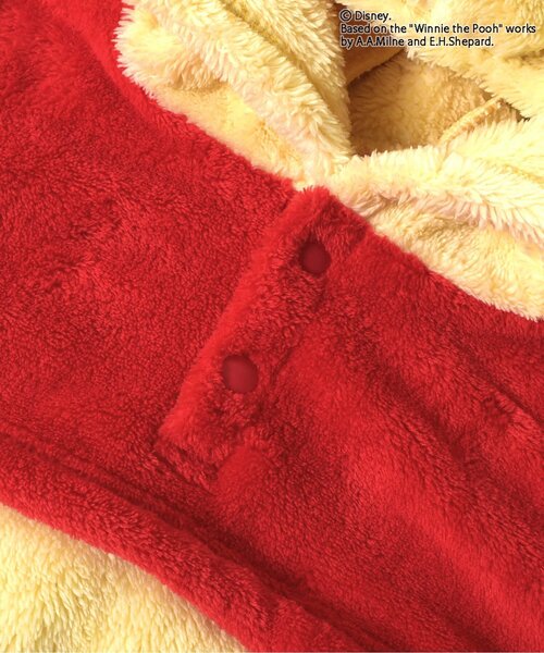 Disney（ディズニー）の「ディズニーキャラクター/くまのプーさん/フーディー（パーカー・キッズ・イエロー/ピンク・80/90/100/110/120/130）」の7枚目の写真