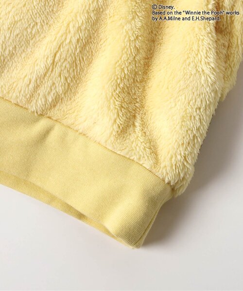 Disney（ディズニー）の「ディズニーキャラクター/くまのプーさん/フーディー（パーカー・キッズ・イエロー/ピンク・80/90/100/110/120/130）」の5枚目の写真